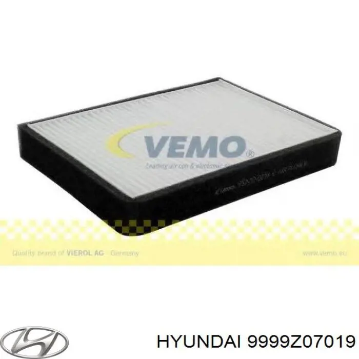 9999Z07019 Hyundai/Kia Внутрішньосалонний фільтр