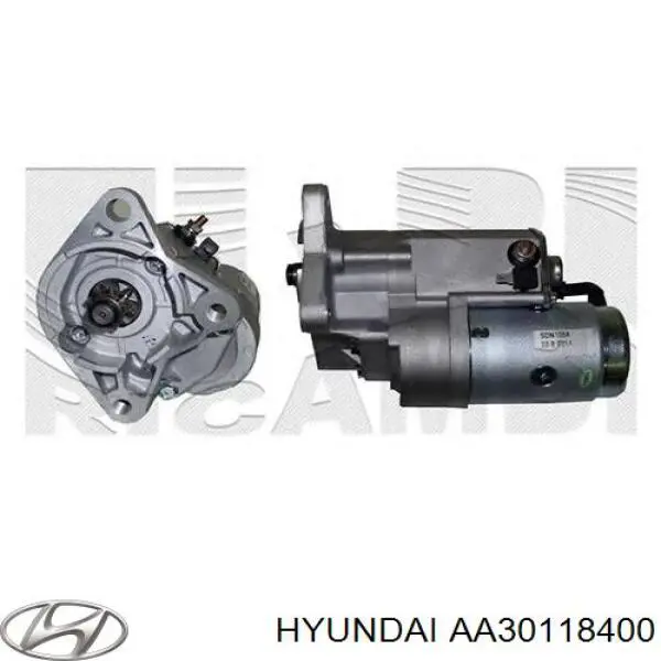 Стартер AA30118400 Hyundai/Kia