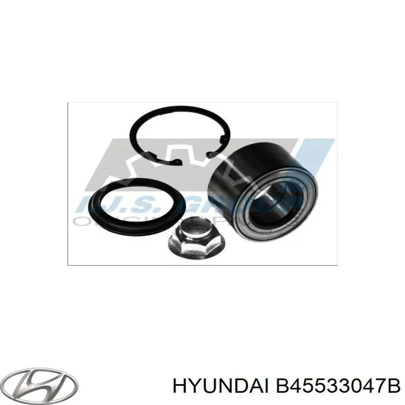 B45533047B Hyundai/Kia Підшипник ступиці задньої