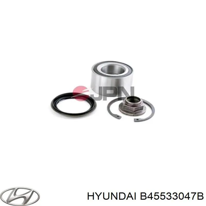 Підшипник маточини задньої Hyundai/Kia B45533047B ціна, від 14.91 USD