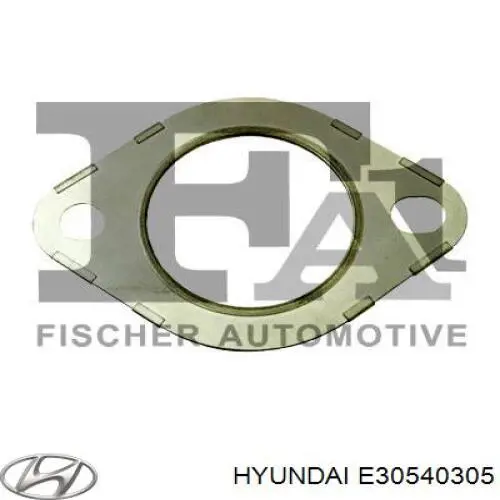 Прокладка прийомної труби глушника E30540305 Hyundai/Kia