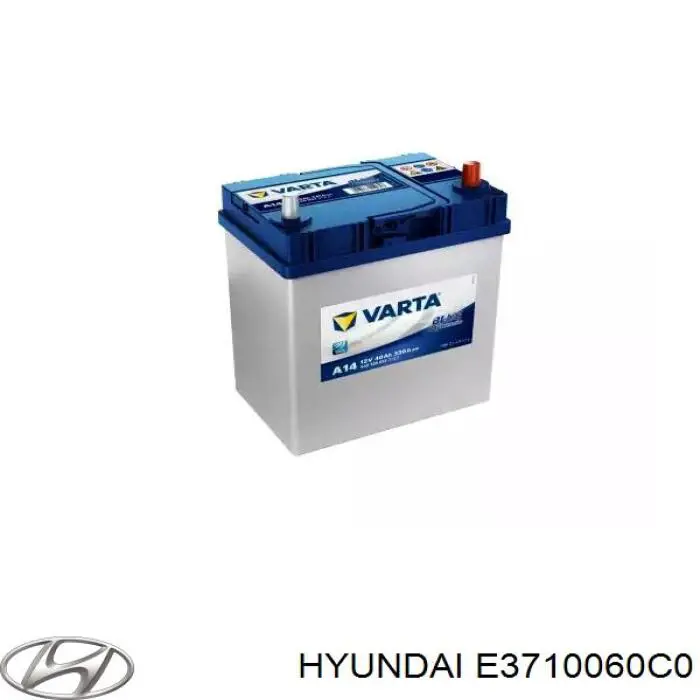 Купити Акумулятор Hyundai/Kia Ємність 60А/г E3710060C0