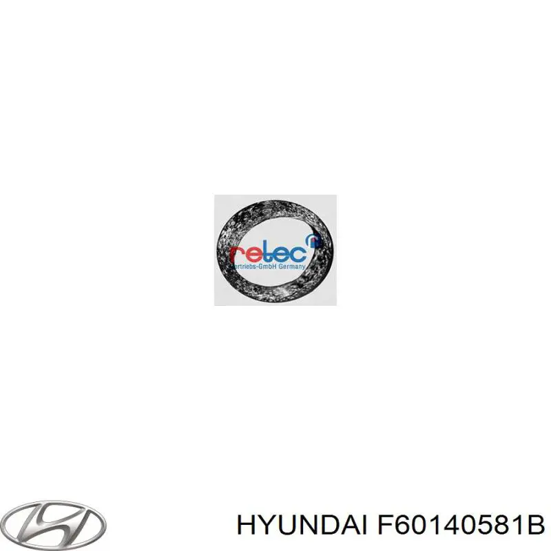 Кільце приймальної труби глушника F60140581B Hyundai/Kia