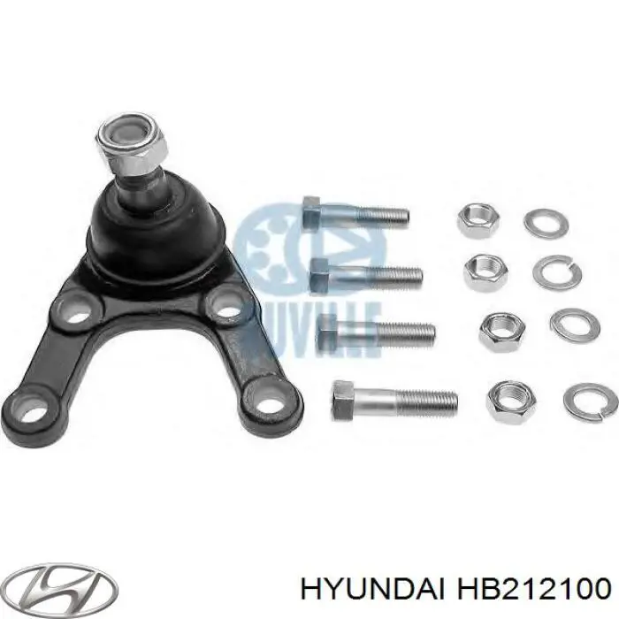 Кульова опора, нижня Hyundai/Kia HB212100 ціна, від 22.88 USD