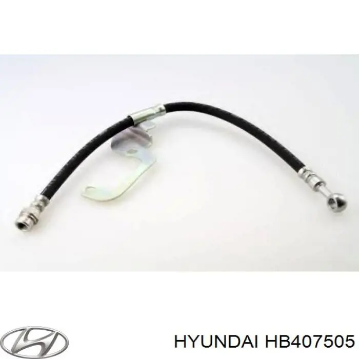 Шланг гальмівний передній, лівий HB407505 Hyundai/Kia