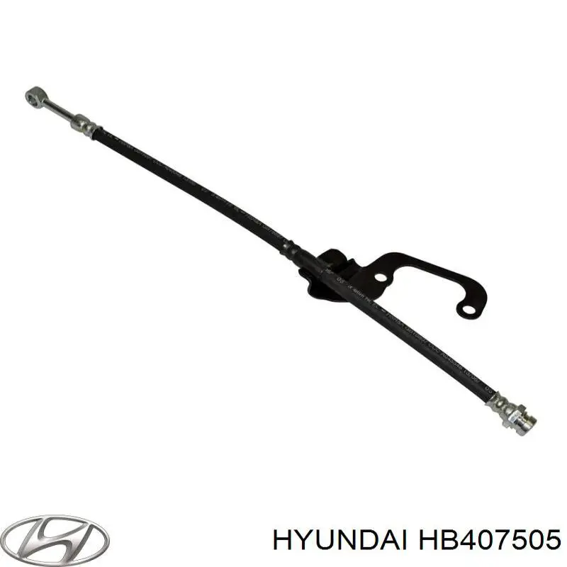 Купити HB407505 Hyundai/Kia Шланг гальмівний передній, лівий