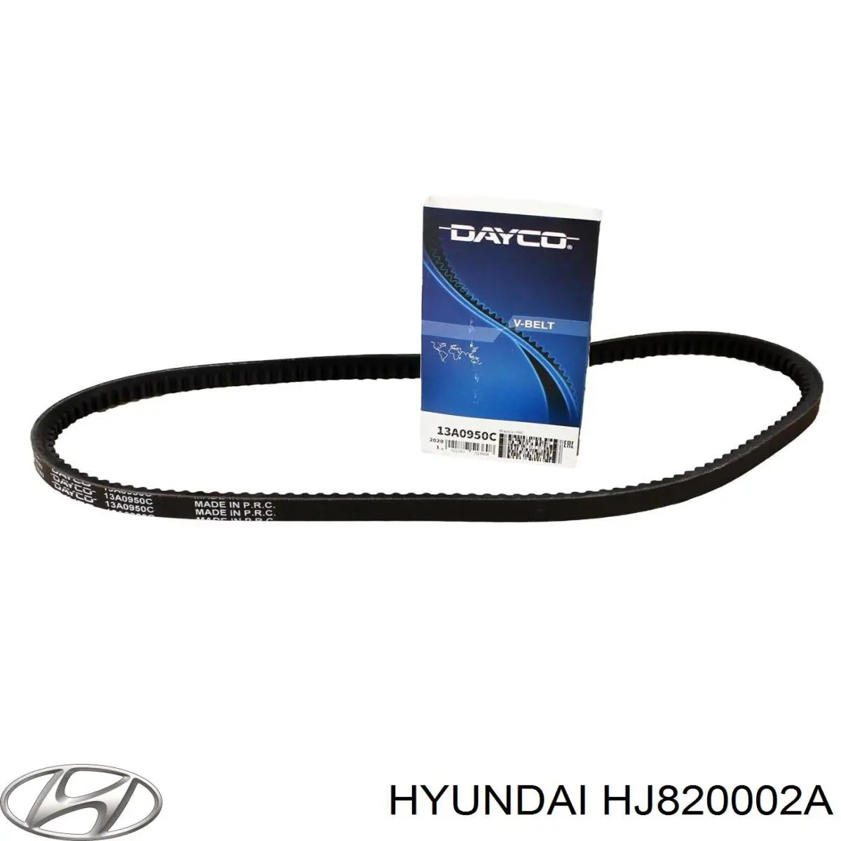 Купити HJ820002A Hyundai/Kia Ремінь генератора