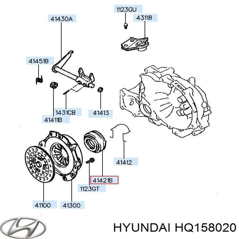 Вижимний підшипник Hyundai/Kia S41421M1000 ціна, від 20.15 USD