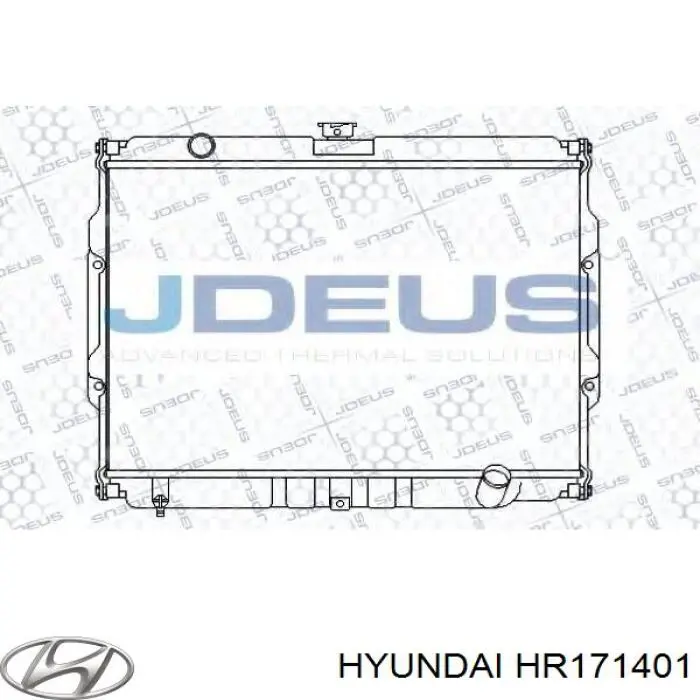 Радіатор основний Hyundai/Kia HR171401 ціна, від 137.20 USD