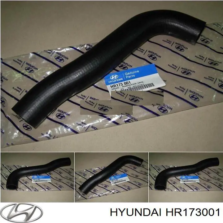 Шланг/патрубок радіатора охолодження, верхній Hyundai/Kia HR173001 ціна, від 11.27 USD