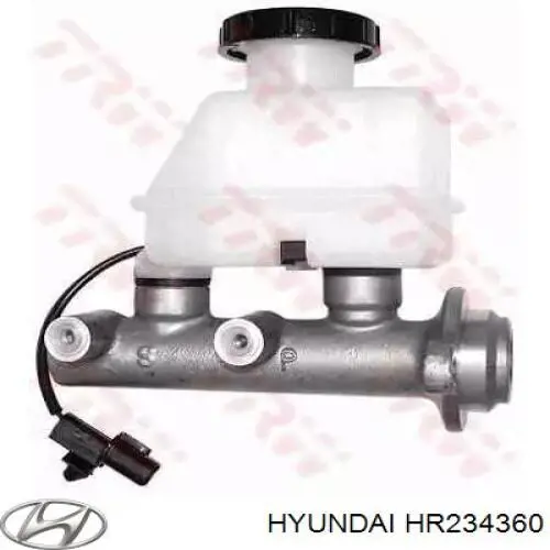 Головний гальмівний циліндр HR234360 Hyundai/Kia
