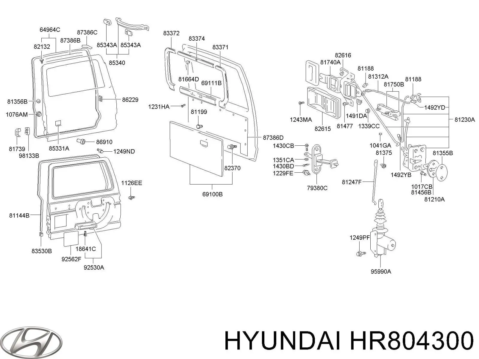 Вказівник повороту лівий HR804401 Hyundai/Kia