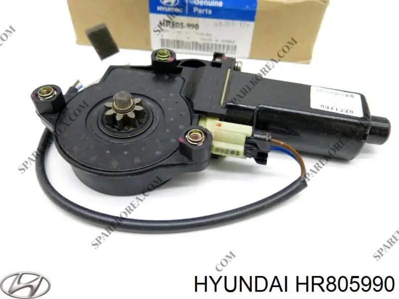 Мотор стеклоподъемника двери передней, правой HYUNDAI HR805990