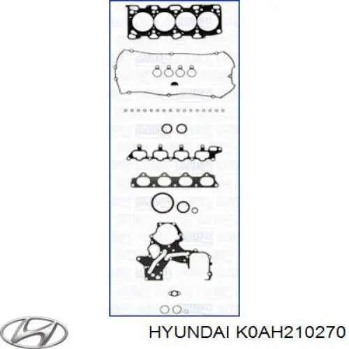 K0AH210270 Hyundai/Kia комплект прокладок двигуна, повний
