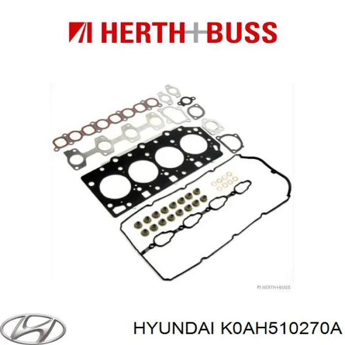 K0AH510270A Hyundai/Kia Набір прокладок двигуна