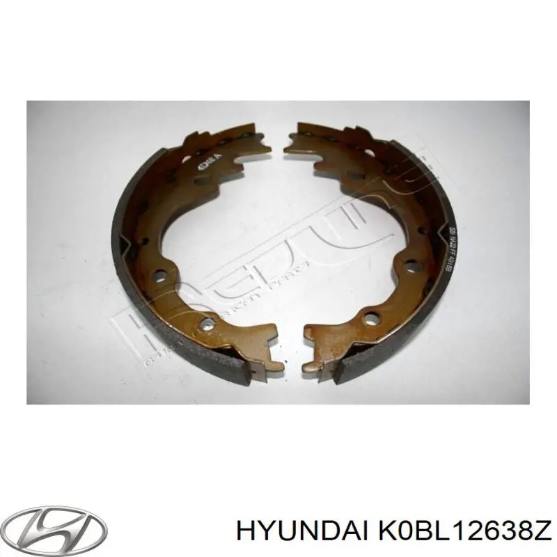 Колодки гальмові задні, барабанні Hyundai/Kia K0BL12638Z ціна, від 25.40 USD