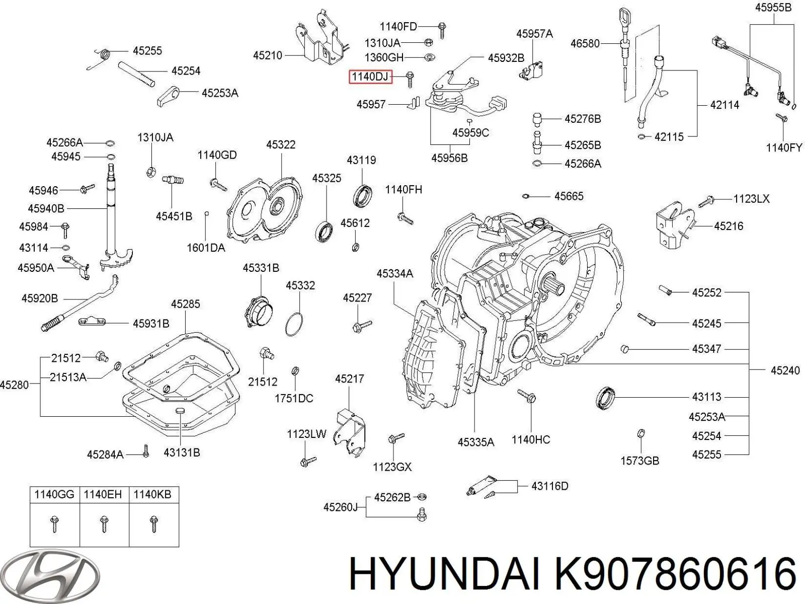  K907860616B Hyundai/Kia