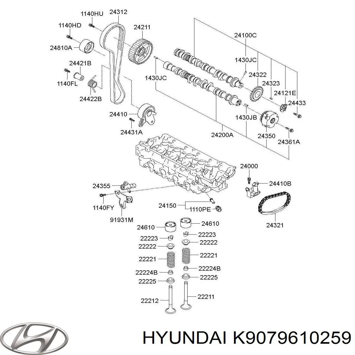  K9079610259 Hyundai/Kia