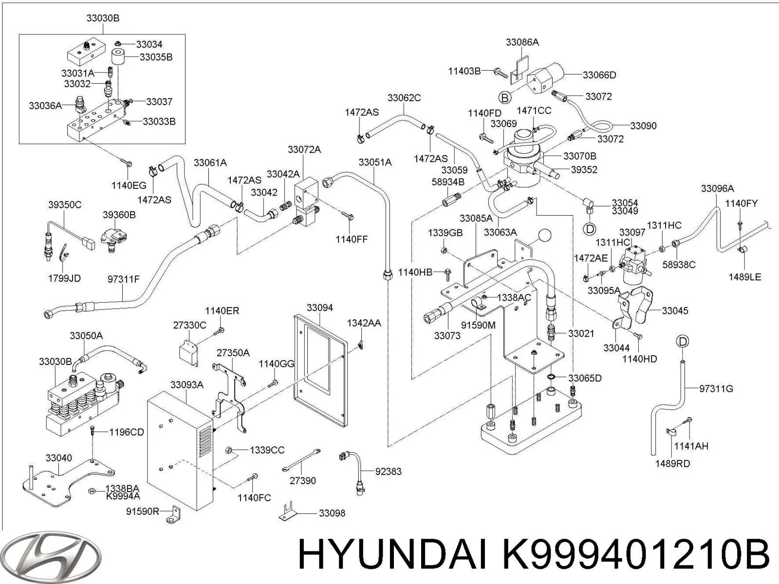 Купити K999401210B Hyundai/Kia 