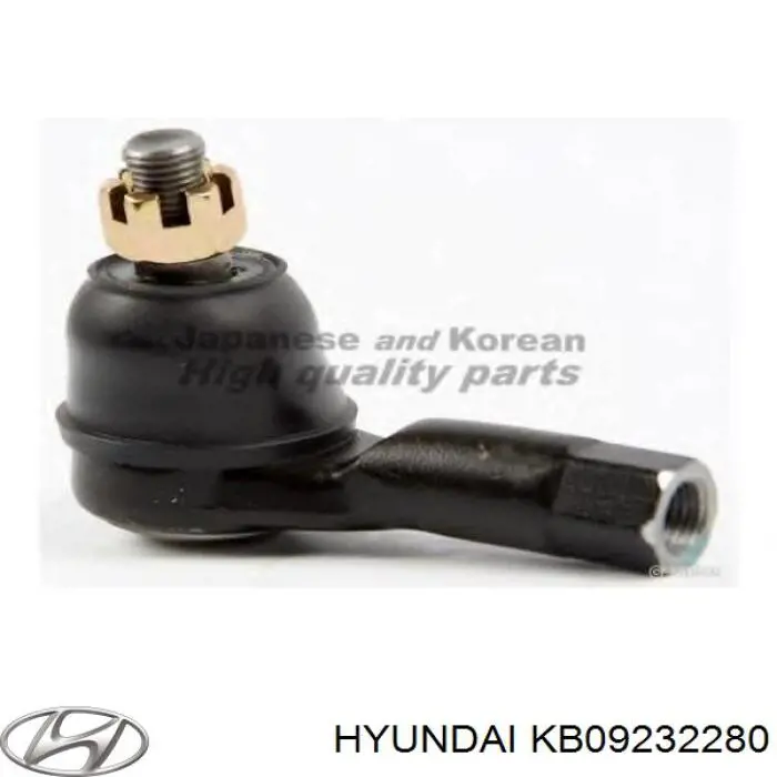 Накінечник рульової тяги, зовнішній KB09232280 Hyundai/Kia