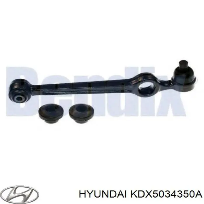 Важіль передньої підвіски нижній, лівий KDX5034350A Hyundai/Kia