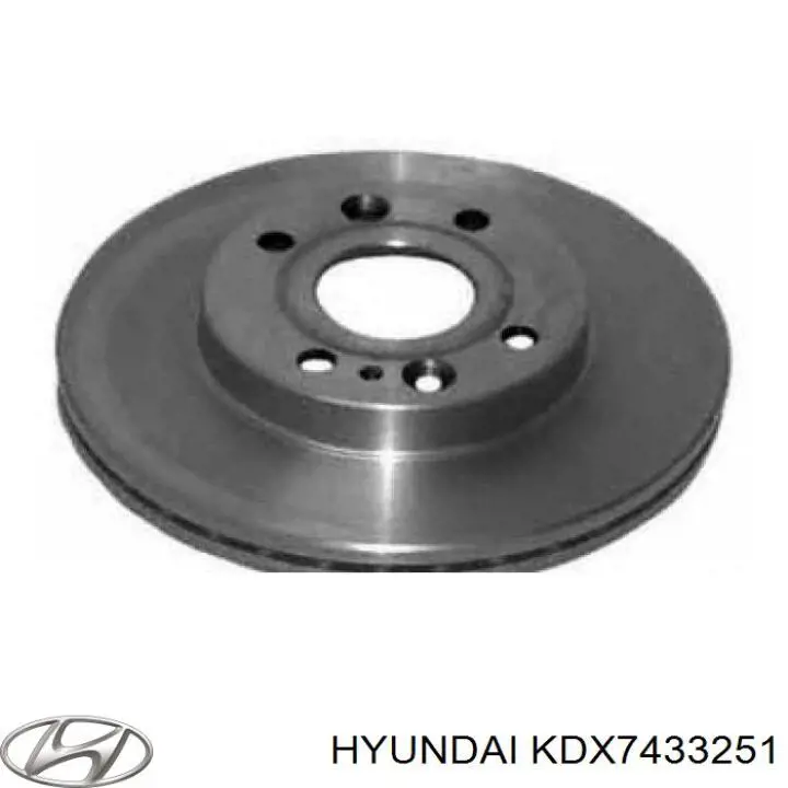 KDX7433251 Hyundai/Kia Гальмо дискове переднє
