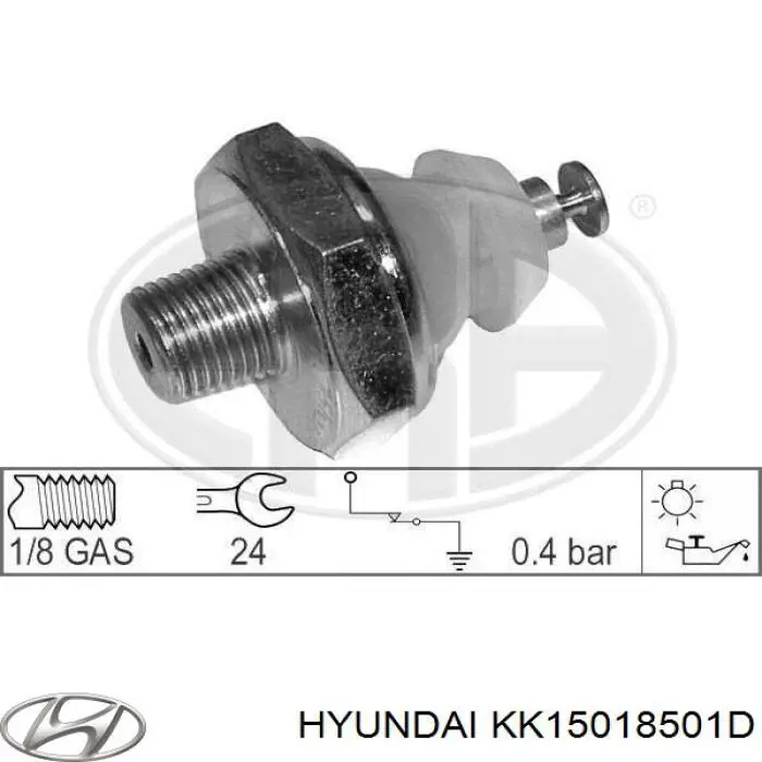 Датчик тиску масла KK15018501D Hyundai/Kia