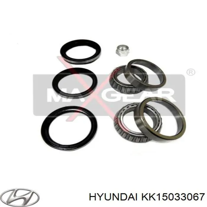 KK15033067 Hyundai/Kia сальник передньої маточини, зовнішній