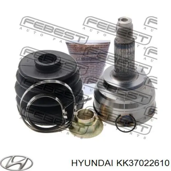 KK37022610 Hyundai/Kia Граната зовнішня