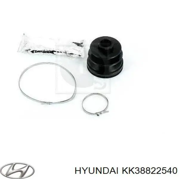 Пильник гранати внутрішній, передній півосі Hyundai/Kia KK38822540 ціна, від 4.95 USD