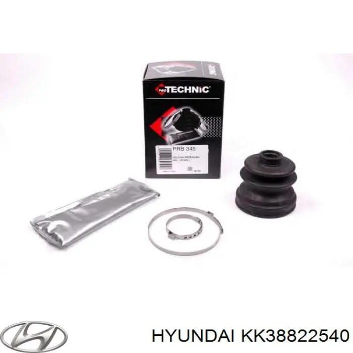 KK38822540 Hyundai/Kia пильник шруса внутрішній, передній піввісі