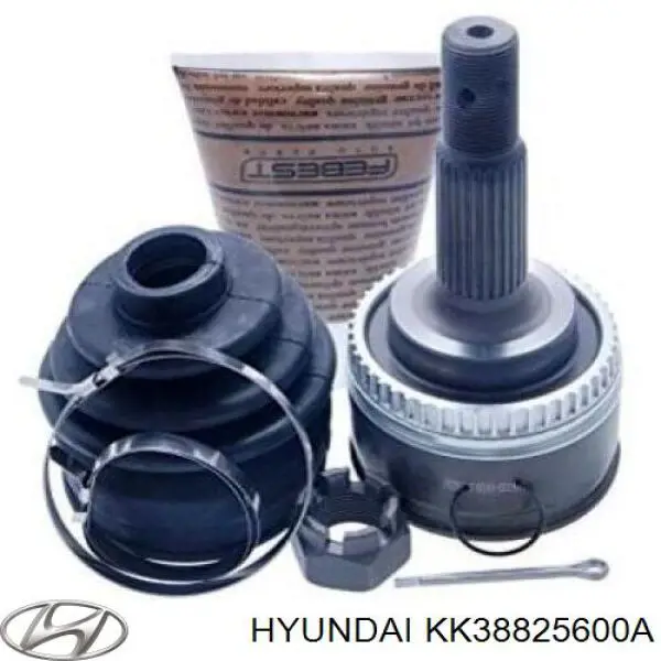 KK38825600A Hyundai/Kia піввісь (привід передня, ліва)