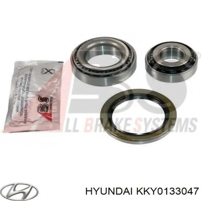 Підшипник маточини задньої, внутрішній KKY0133047 Hyundai/Kia