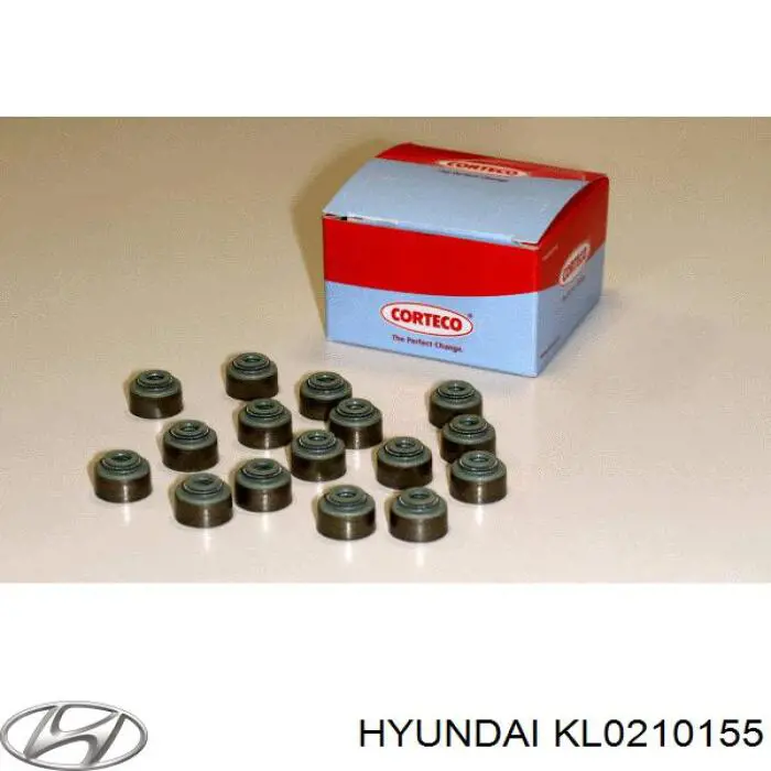 Сальник клапана (маслоз'йомного), випускного Hyundai/Kia KL0210155 ціна, від 1.27 USD