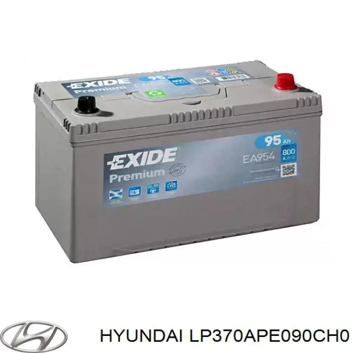 Батарея акумуляторна Hyundai/Kia LP370APE090CH0 ціна, від 293.33 USD