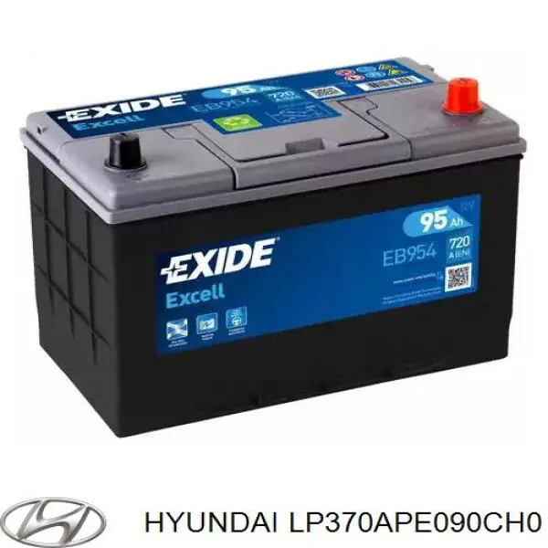 LP370APE090CH0 Hyundai/Kia Авто акумулятор