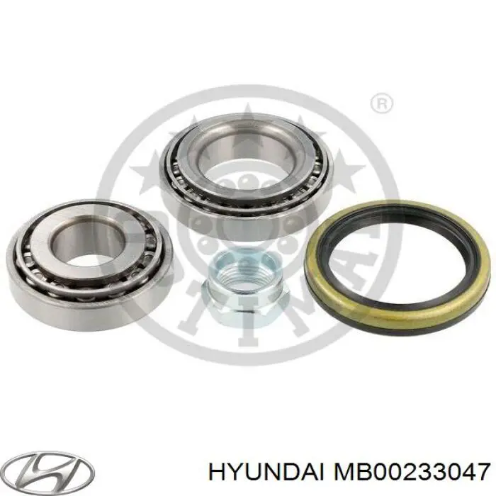 Підшипник маточини задньої, внутрішній MB00233047 Hyundai/Kia