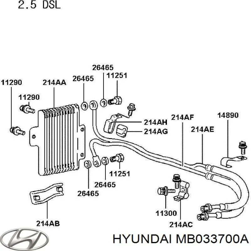  MB033700A Hyundai/Kia