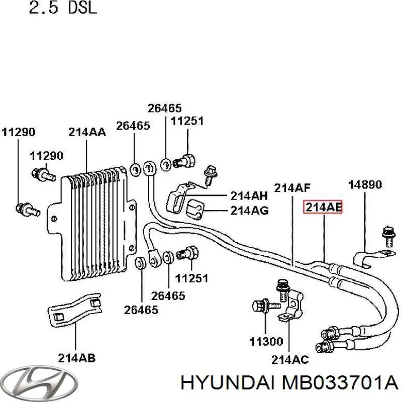 MB033701A Hyundai/Kia 