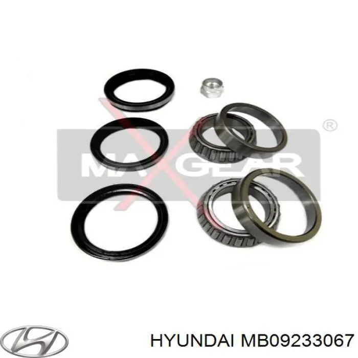 Купити MB09233067 Hyundai/Kia Сальник передньої маточини, зовнішній