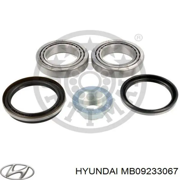 Сальник передньої маточини, зовнішній Hyundai/Kia 33067MB092
