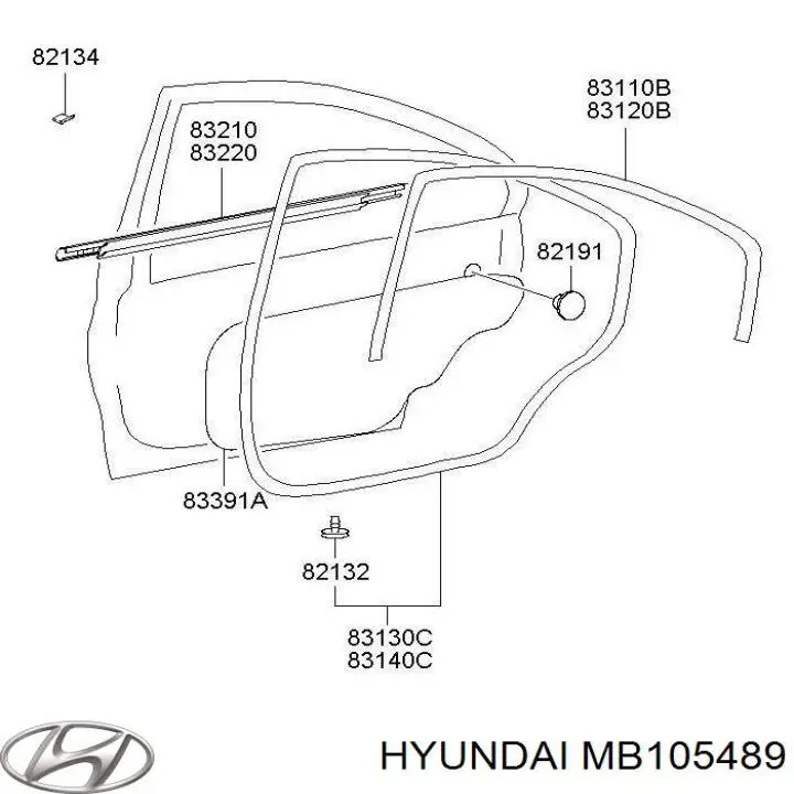  MB105489 Hyundai/Kia