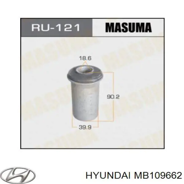 MB109662 Hyundai/Kia сайлентблок переднього нижнього важеля