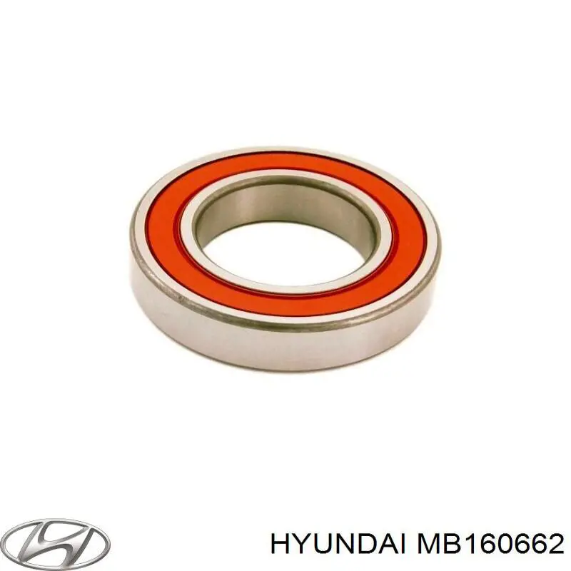 Підшипник піввісі переднього моста Hyundai/Kia MB160662 ціна, від 11.37 USD