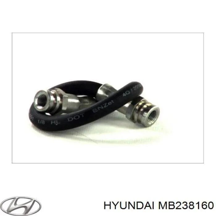 Шланг гальмівний задній Hyundai/Kia MB238160 ціна, від 8.89 USD