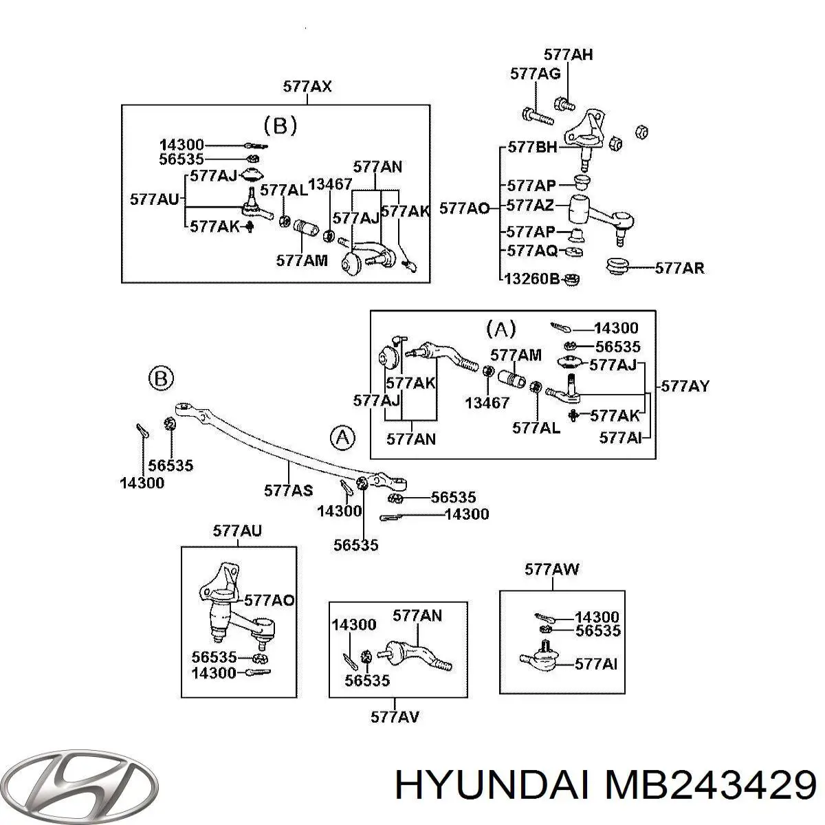  MB243429 Hyundai/Kia