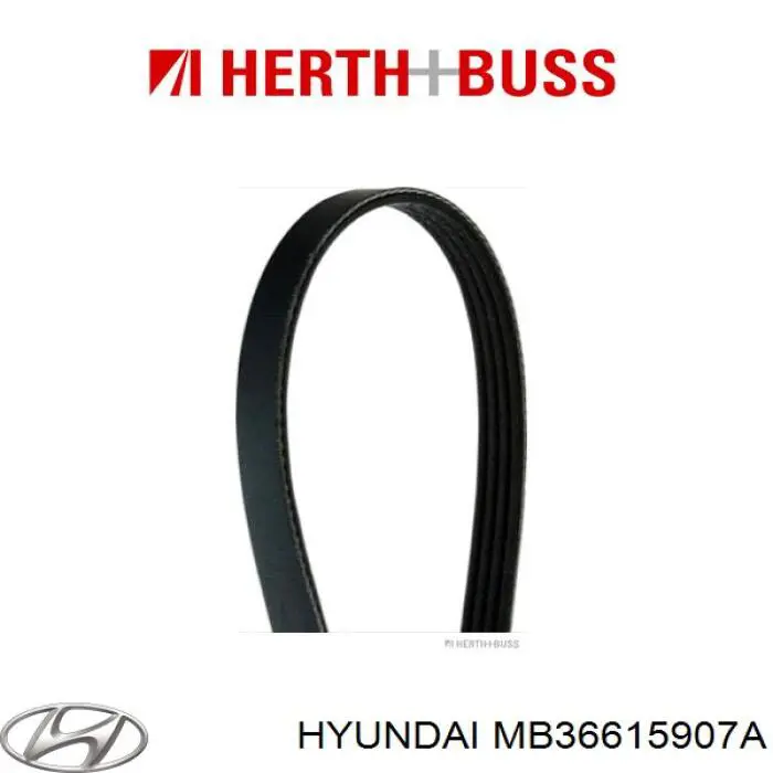 Клиновий ремінь Hyundai/Kia MB36615907A ціна, від 5.79 USD