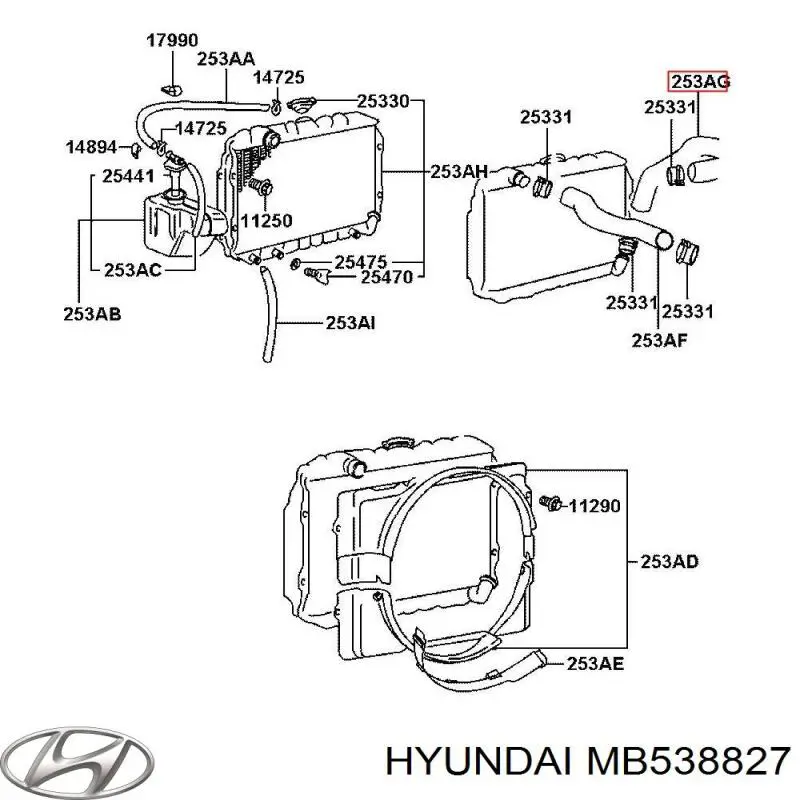  MB538827 Mitsubishi