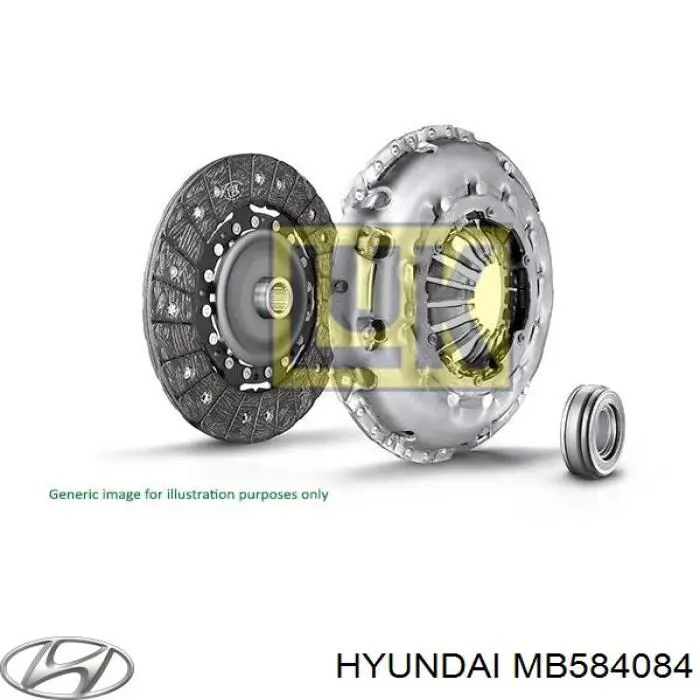 Сайлентблок тяги поперечної, задньої підвіски MB584084 Hyundai/Kia