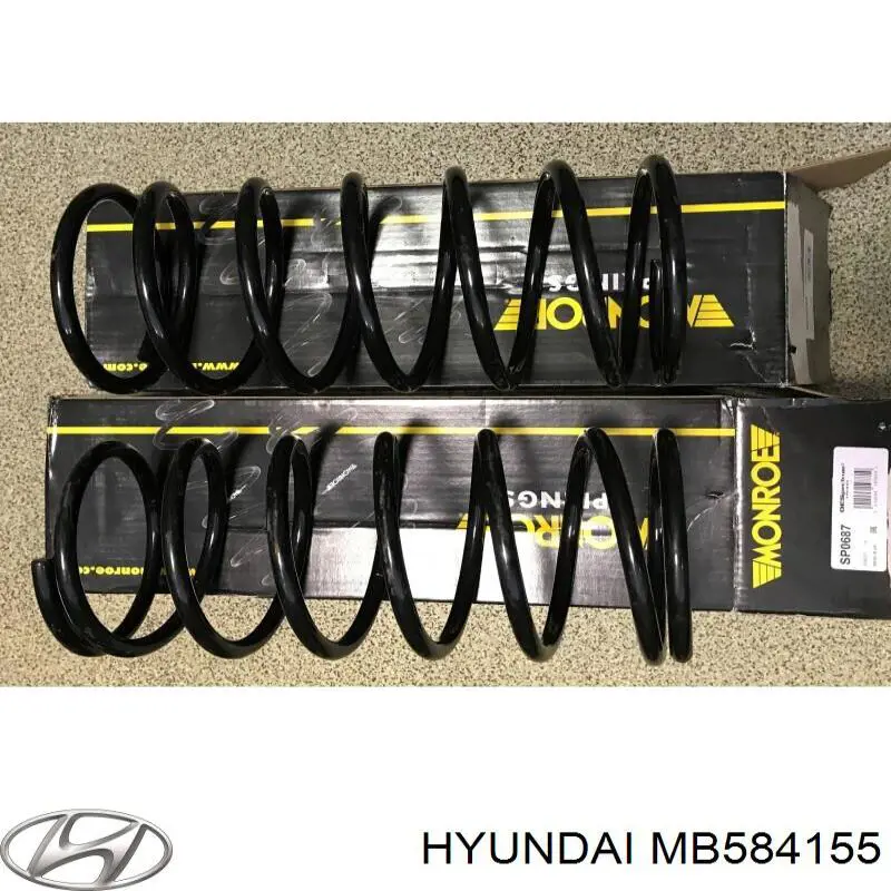 Пружина задня Hyundai/Kia MB584155 ціна, від 66.31 USD